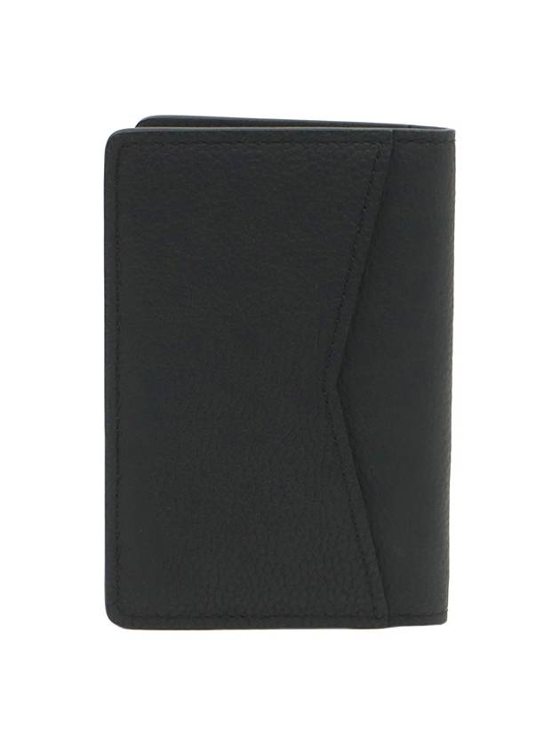 Black Grain Calfskin LV Aerogram Pocket Organizer Card Holder M69979 - LOUIS VUITTON - BALAAN 3