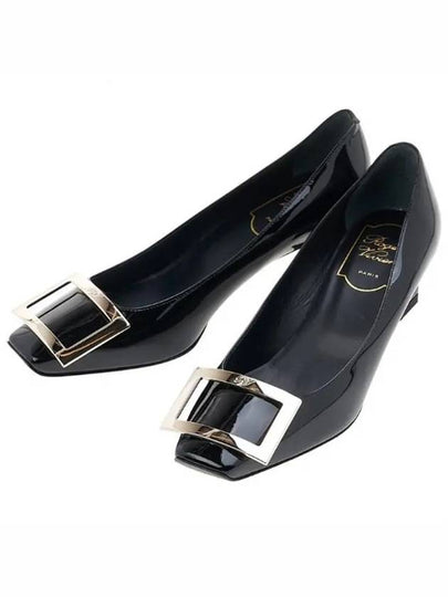 Trompette Metal Buckle Pumps Black - ROGER VIVIER - BALAAN 2