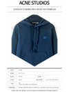 Ferris Face Patch Hoodie Blue - ACNE STUDIOS - BALAAN 3