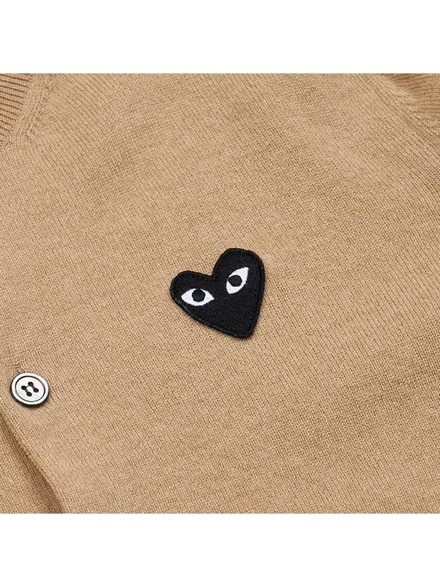 Heart Waffen Cardigan AX N023 051 3 LIGHT CAMEL - COMME DES GARCONS - BALAAN 9