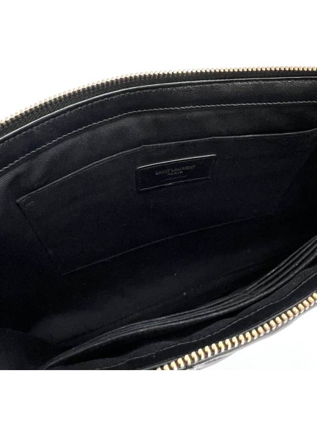 Matelasse gold clutch bag large - SAINT LAURENT - BALAAN 9