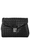 Intrecciato Document Clutch Bag Black - BOTTEGA VENETA - BALAAN 2