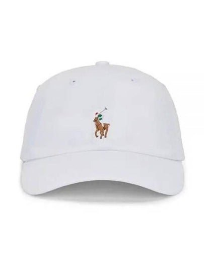 Pony Logo Classic Sport Ball Cap White - POLO RALPH LAUREN - BALAAN 2