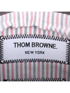 4-Bar Wash Wool Clutch Bag Grey - THOM BROWNE - BALAAN 9