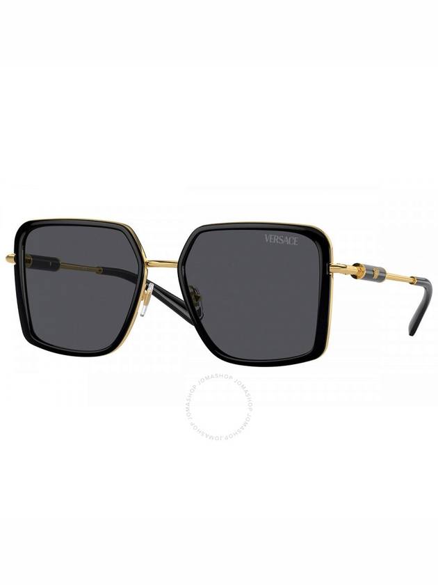 Versace Dark Grey Square Ladies Sunglasses VE2261 100287 56 - VERSACE - BALAAN 1