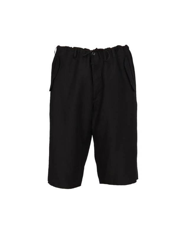 Men's Drop-Crotch Four-Stitch Shorts Black - MAISON MARGIELA - BALAAN 1