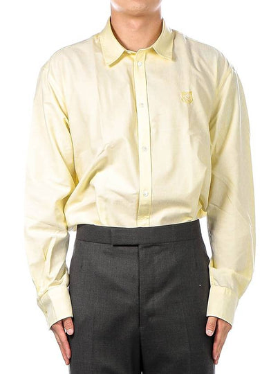 Men s Long Sleeve Shirt MM00405WC2047 CHAMOMILE - MAISON KITSUNE - BALAAN 2