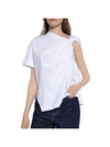 asymmetric knot detail t-shirt 752490QLACU - ALEXANDER MCQUEEN - BALAAN 3