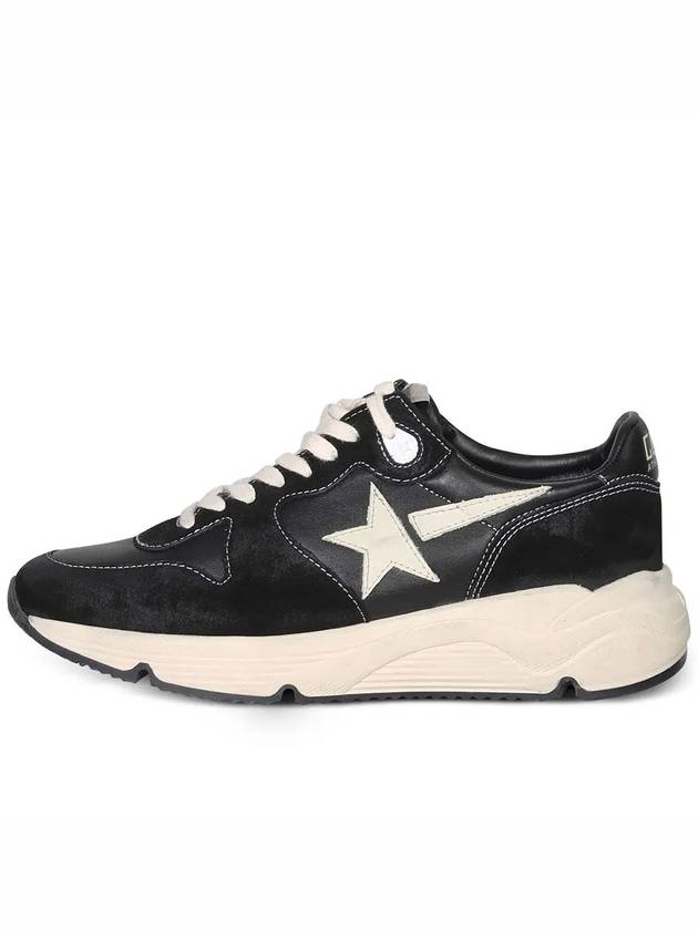 Running Sole Leather Low Top Sneakers Black - GOLDEN GOOSE - BALAAN 2