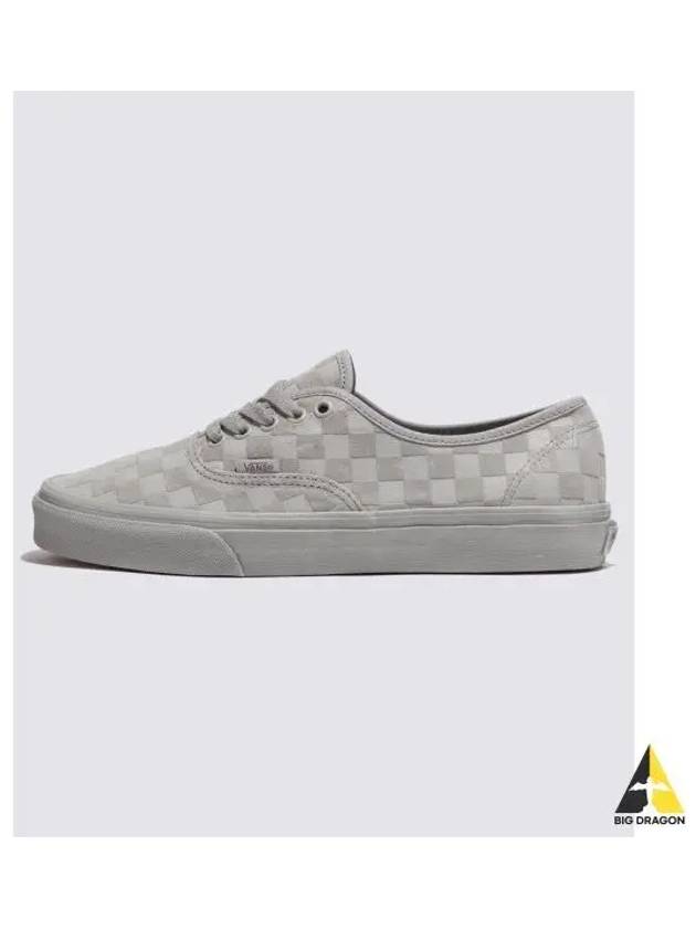 Authentic Mono Checkerboard Gray VN000CRQGRY1 - VANS - BALAAN 1