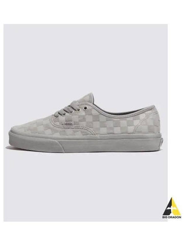 Authentic Mono Checkerboard Gray VN000CRQGRY1 - VANS - BALAAN 1