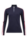 Kora Mid Layer Long Sleeve T-Shirt Navy - J.LINDEBERG - BALAAN 2