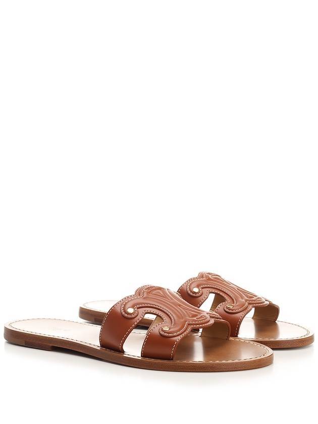 Triomphe Calfskin Mule Tan - CELINE - BALAAN 3