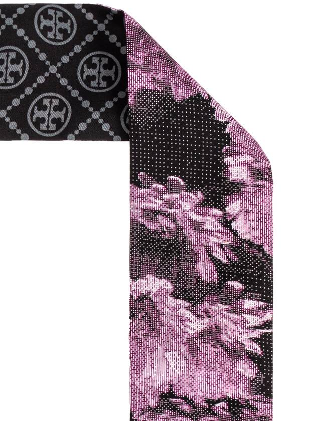 Tory Burch Silk Scarf, Women's, Purple - TORY BURCH - BALAAN 4