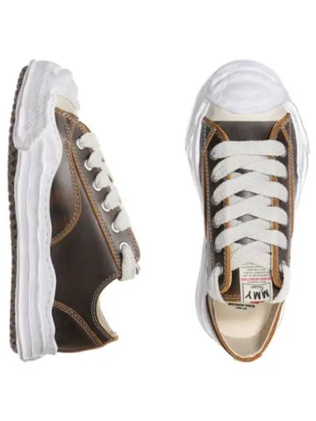 Leather Low Sneakers Women s - MIHARA YASUHIRO - BALAAN 1