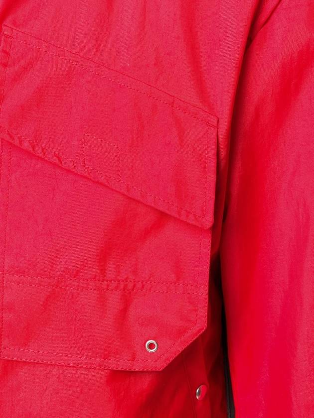 vibrant red shell jacket - LANVIN - BALAAN 4