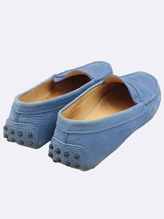 Smith Market Used Luxury Blue Loafers Women s Shoes - TOD'S - BALAAN 4