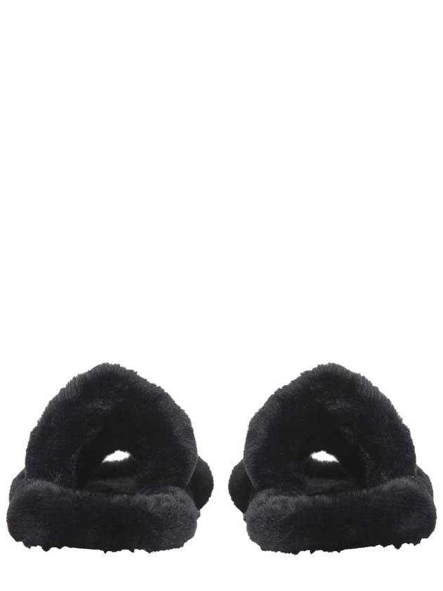 faux fur slippers black - DOLCE&GABBANA - BALAAN 3