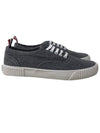 Heritage Wool Low Top Sneakers Grey - THOM BROWNE - BALAAN 2