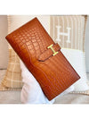 Bean Crocker Wani Long Wallet Matte Gold Plated - HERMES - BALAAN 1