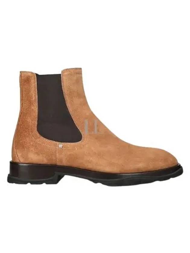 Round Toe Ankle Boots Brown - ALEXANDER MCQUEEN - BALAAN 2