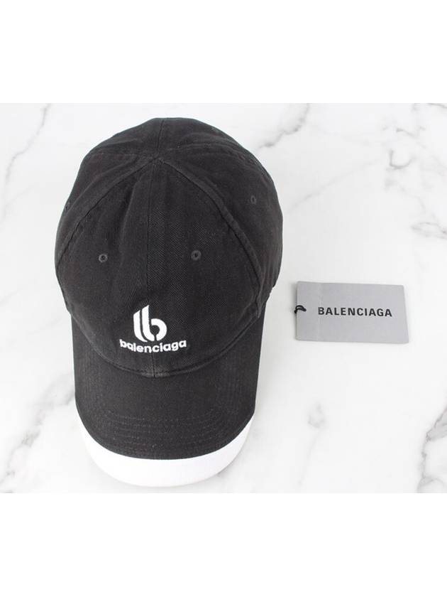 Double B logo ball cap L - BALENCIAGA - BALAAN 2