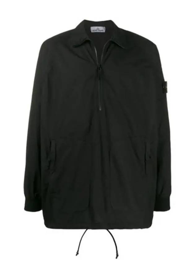 Wappen Patch Overshirt Anorak Black - STONE ISLAND - BALAAN 2