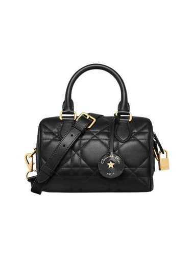 Groove 20 Bag Black Macrocannage Calfskin M1364UBOL M900 - DIOR - BALAAN 1