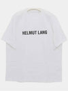 Core Logo Print Classic Short Sleeve T-Shirt White - HELMUT LANG - BALAAN 3