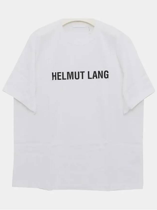 Core Logo Print Classic Short Sleeve T-Shirt White - HELMUT LANG - BALAAN 3