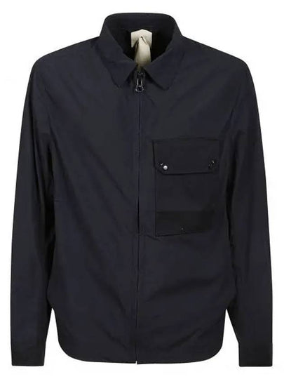 Pocket Zip-Up Mid Layer Jacket Navy - TEN C - BALAAN 2