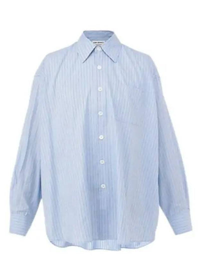 Big Daddy Stripe Long Sleeve Shirt Blue - OUR LEGACY - BALAAN 2