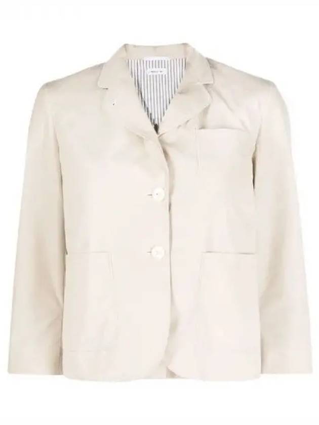 Round collar single short jacket 271878 - THOM BROWNE - BALAAN 1