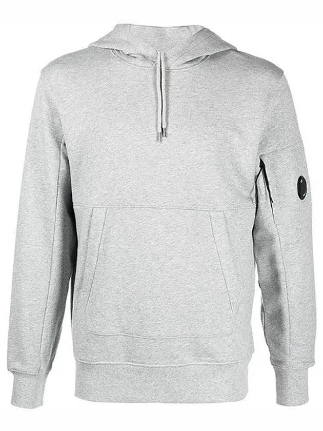 Lens Wappen Pocket Hoodie Grey - CP COMPANY - BALAAN 2