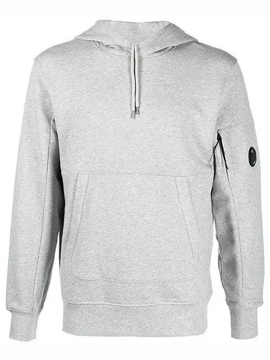 Lens Wappen Pocket Hoodie Grey - CP COMPANY - BALAAN 2