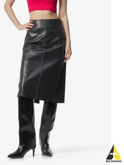 O-Taten Midi A-Line Skirt Black - DIESEL - BALAAN 2