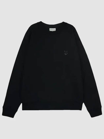 Bold Fox Head Patch Oversized Sweatshirt Black - MAISON KITSUNE - BALAAN 2