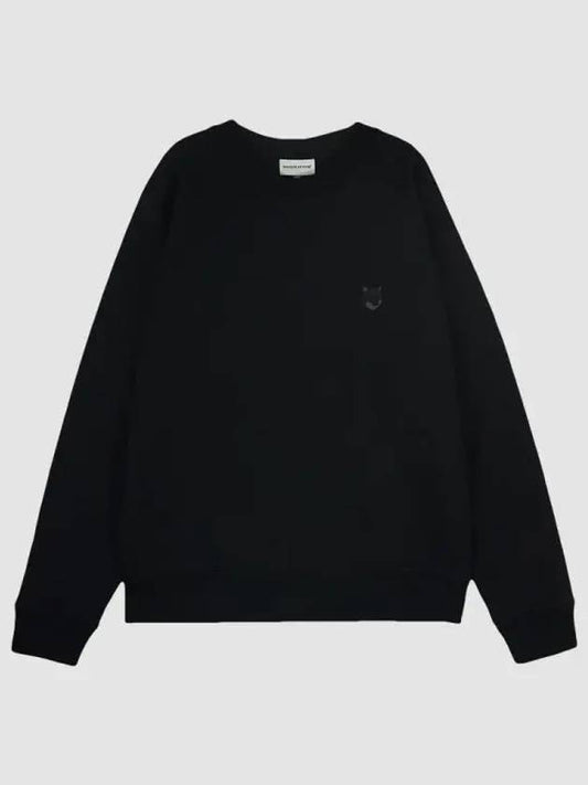 Bold Fox Head Patch Oversized Sweatshirt Black - MAISON KITSUNE - BALAAN 2