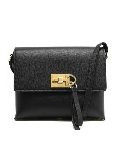 Women's Leather Cross Bag Black - SALVATORE FERRAGAMO - BALAAN 2