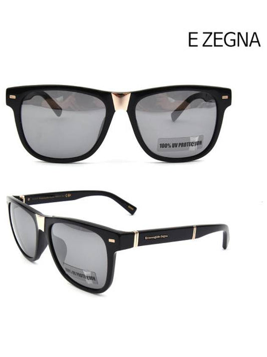 Women's Sunglasses EZ0060D 01C EZ60D - ERMENEGILDO ZEGNA - BALAAN 1