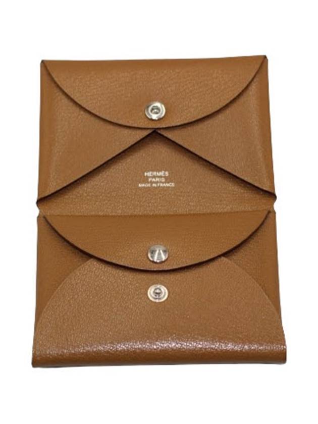 Card Wallet Calvi Duo Compact Micro Holder Brands Door H083416CKU8 - HERMES - BALAAN 5