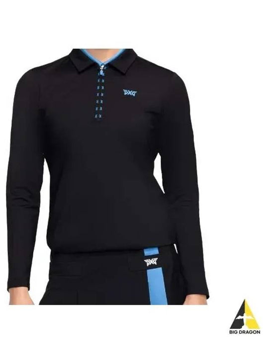 Long Sleeve Logo Tape Polo WF23ATP2 47 Women s - PXG - BALAAN 1