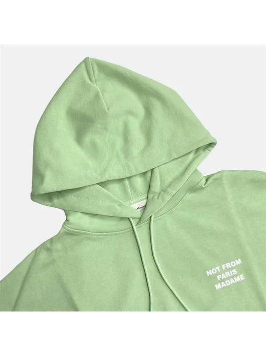 Drol de Monsieur Hooded Long Sleeves Logo Green HO101 LGNLIGHT GREEN - DROLE DE MONSIEUR - BALAAN 2