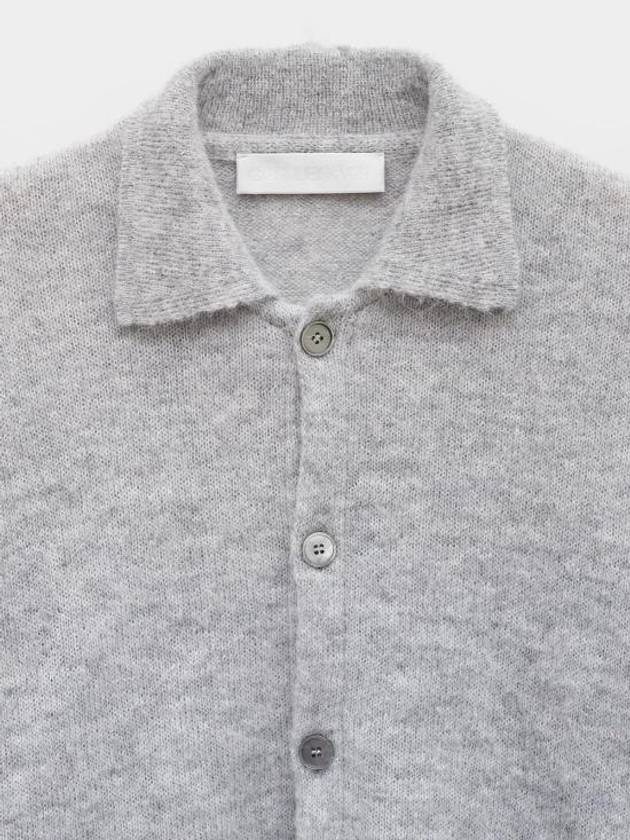 Evening Polo Cardigan Dust Melange - OUR LEGACY - BALAAN 3