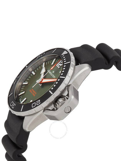 Hamilton Khaki Navy Frogman Automatic Green Dial Men's Watch H77455360 - HAMILTON - BALAAN 2