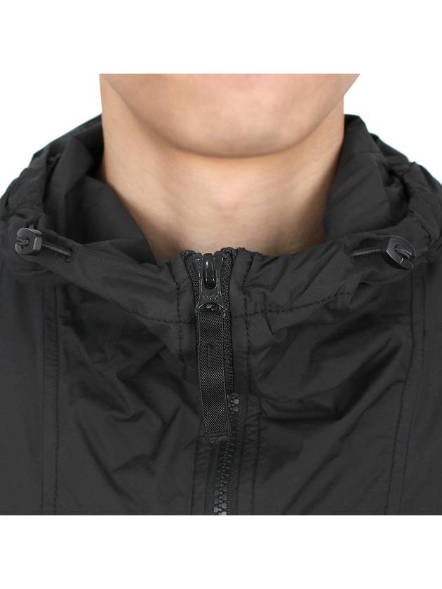 Skin Touch Nylon TC Hooded Jacket Black - STONE ISLAND - BALAAN 8