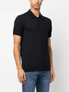 Regular Fit Wool Polo Shirt Navy - GOLDEN GOOSE - BALAAN 3