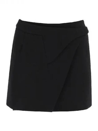 Wrap wool mini skirt 270846 - WARDROBE.NYC - BALAAN 1