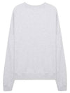 Neon Box Logo Cotton Sweatshirt Light Grey - MSGM - BALAAN 2