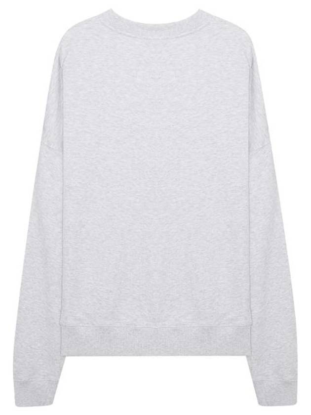 Neon Box Logo Cotton Sweatshirt Light Grey - MSGM - BALAAN 2